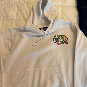 Zoo York White Hoodie with Colorful Graphic